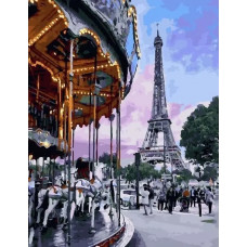 Живопись по номерам Paintboy Карусель 40x50