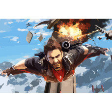Картина по номерам Бруталити Just cause 4 см