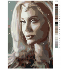 Живопись по номерам BRUSHES-PAINTS Анджелина Джоли - Тена Вечные Живопись по номерам BRUSHES-PAINTS Анджелина Джоли - Тена Вечные