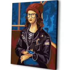 Картина по номерам на холсте ART and Relax Мона Лиза 21 века 40x50