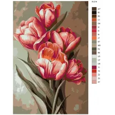 Картина по номерам BRUSHES-PAINTS Цветы R-214 50x70 см