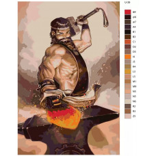 Живопись по номерам BRUSHES-PAINTS Гефест. Самый искусный кузнец Живопись по номерам BRUSHES-PAINTS Гефест. Самый искусный кузнец