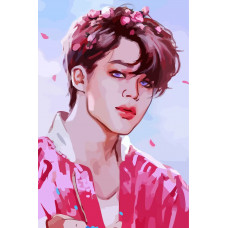 Живопись по номерам Бруталити kpop bts Jimin Пак Чимин - 2332