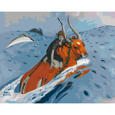 Набор для раскрашивания по номерам Фрея "Похищение Европы", 50x40 см, арт. GTG-PNB/R1 №11 Набор для раскрашивания по номерам Фрея "Похищение Европы", 50x40 см, арт. GTG-PNB/R1 №11