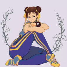 Картина по номерам Красиво Красим StreetFighter - Чунь Ли, 100 х 100 см