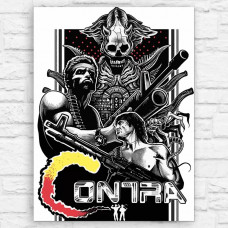 Живопись по номерам Бруталити Игра Contra 13566 В