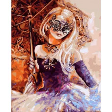Картина по номерам Paintboy Таинственная незнакомка, 40x50 см