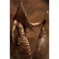 Картина по номерам Бруталити Silent Hill Пирамидоголовый 5 60x40 см