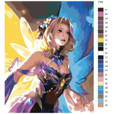 Живопись по номерам BRUSHES-PAINTS Mobile Legends: ЛЮНОКС