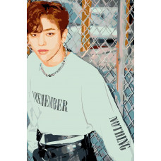 Картина по номерам Красиво Красим Stray Kids Woojin Ким Уджин, 40 х 60 см
