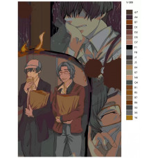 Живопись по номерам BRUSHES-PAINTS Аниме. 91 день. Авилио Бруно и Кольтео. Avirio и Corteo Живопись по номерам BRUSHES-PAINTS Аниме. 91 день. Авилио Бруно и Кольтео. Avirio и Corteo