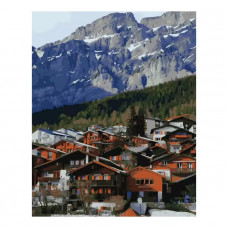 Lori Картина по номерам на картоне 40 x 50 см Горный курорт