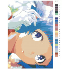Живопись по номерам BRUSHES-PAINTS Аниме пузырь Ута