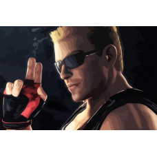 Картина по номерам Бруталити Duke Nukem 2 см
