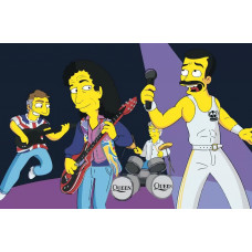 Картина по номерам Живопись по Номерам «Simpsons Симпсоны: Группа Queen», simpsons-026 Картина по номерам Живопись по Номерам «Simpsons Симпсоны: Группа Queen», simpsons-026