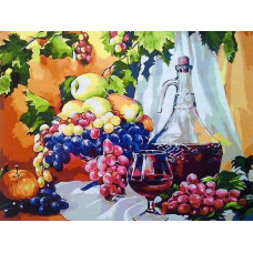 Картина по номерам Paintboy Красное вино, 40x50 см