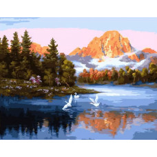 Картина по номерам Paintboy Таинственное утро, 40x50 см