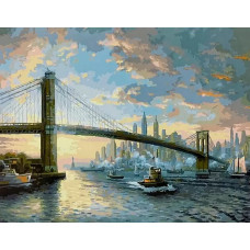 Картина по номерам Paintboy Дух Нью-Йорка, 40x50 см