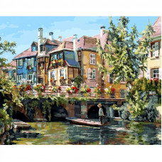 Раскраска по номерам Франция. Кольмар. Белоснежка 459-ART