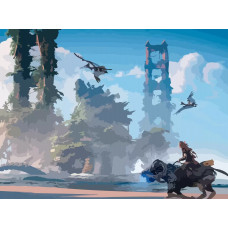 Живопись по номерам Бруталити Игра Horizon zero dawn 2 5359