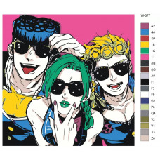 Живопись по номерам BRUSHES-PAINTS Аниме - невероятное приключение ДжоДжо. Джоске Хигашиката, Джорно Джованна и Нарцисо Аннасуй Живопись по номерам BRUSHES-PAINTS Аниме - невероятное приключение ДжоДжо. Джоске Хигашиката, Джорно Джованна и Нарцисо Аннасуй