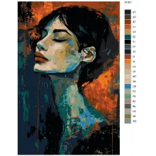 Картина по номерам BRUSHES-PAINTS Женская красота R-307 70x110 см