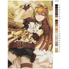 Живопись по номерам BRUSHES-PAINTS Аниме - врата Штейна. Макисе Курису Живопись по номерам BRUSHES-PAINTS Аниме - врата Штейна. Макисе Курису