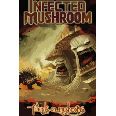 Картина по номерам Бруталити Infected Mushroom 2 на холсте 60 x 40
