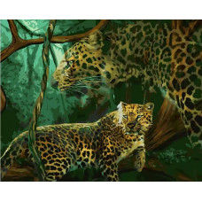 Картина по номерам Paintboy Original Дух джунглей, 40x50 см