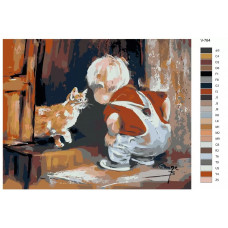 Живопись по номерам BRUSHES-PAINTS Лучи добра
