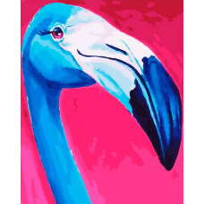 Картина по номерам Paintboy Мистер Фламинго, 40x50 см