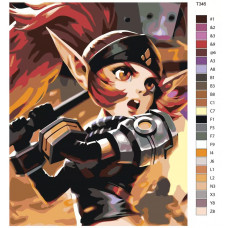Живопись по номерам BRUSHES-PAINTS Mobile Legends: ЛОЛИТА