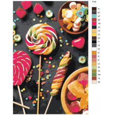 Живопись по номерам BRUSHES-PAINTS Все сладости Живопись по номерам BRUSHES-PAINTS Все сладости