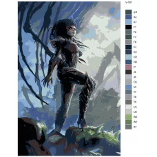 Живопись по номерам BRUSHES-PAINTS Игра StarCraft Керриган