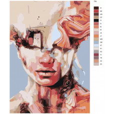 Живопись по номерам BRUSHES-PAINTS Начитанная женщина