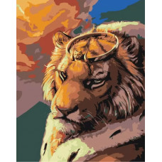Живопись по номерам Живопись по Номерам Царь зверей 40x50