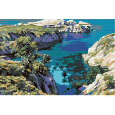 Живопись по номерам Живопись по Номерам Каменистое побережье, 40x60