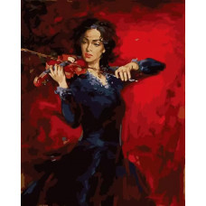 Картина по номерам Color Kit Скрипачка, 40x50