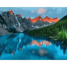 Картина по номерам Paintboy Озеро Морейн