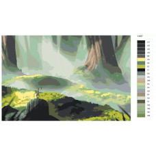 Живопись по номерам BRUSHES-PAINTS Сказочный лес