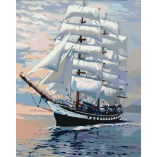 Картина по номерам Живопись по Номерам Белые паруса, 50x40