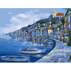 Картина по номерам Цветной Бухта покоя, 50x65 см