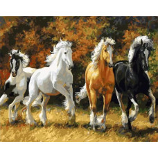 Картина по номерам Paintboy Дикие и свободные, 40x50 см