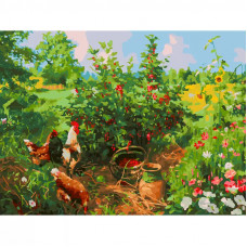 Живопись по номерам Белоснежка Холст 30*40 "Август" 927-AS
