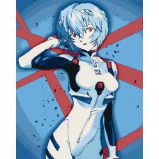Картина по номерам Артвентура «Evangelion Евангелион: Рей Аянами», 02ART4050EVAN02 Картина по номерам Артвентура «Evangelion Евангелион: Рей Аянами», 02ART4050EVAN02