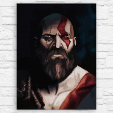 Живопись по номерам Бруталити Игра God of war 13568 В