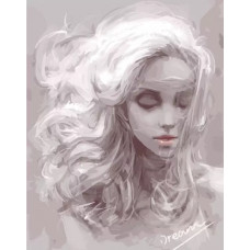 Картина по номерам Paintboy Девушка из снов, 40x50 см