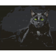 Картина по номерам Мейнкун. Кот. Кошка, 40х50