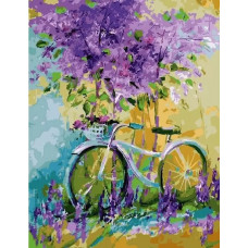 Картина по номерам Paintboy Велосипед, 40x50 см