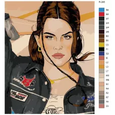 Картина по номерам BRUSHES-PAINTS Lana del Rey R-245 60x80 см Картина по номерам BRUSHES-PAINTS Lana del Rey R-245 60x80 см